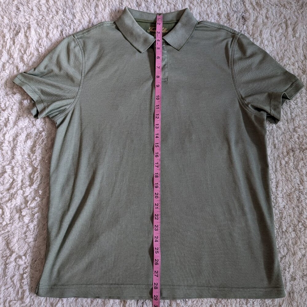 Tasso Elba Green Supima Blend Cotton Polo